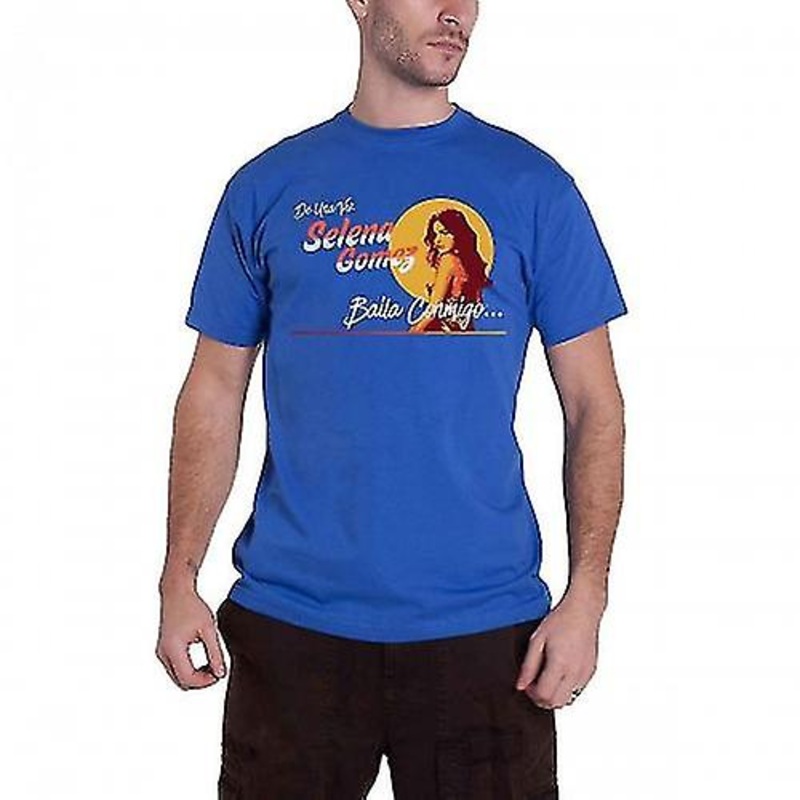Selena Gomez Unisex Adult Mural Cotton T-Shirt