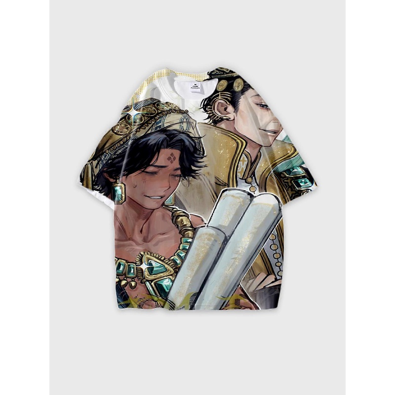T-Shirt Round Neck, Loose Short Sleeve Sultans Game Graphic Tee, Unisex Summer Casual Top V515