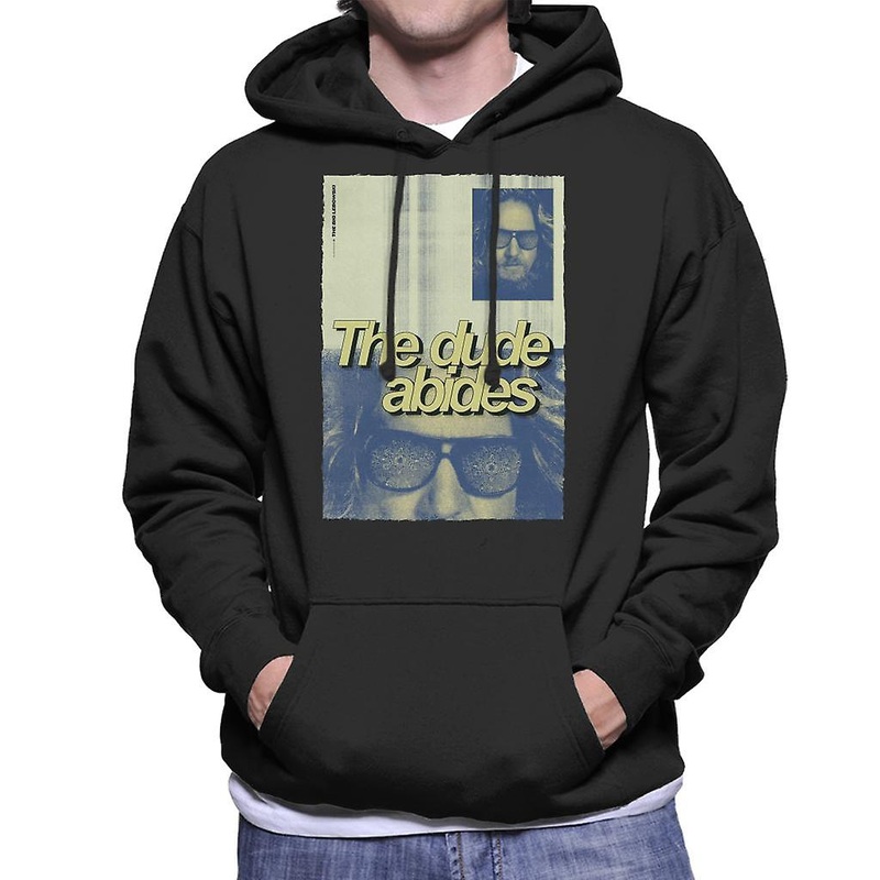 The Big Lebowski The Dude Abides Poster Men’s Hooded Sweatshirt