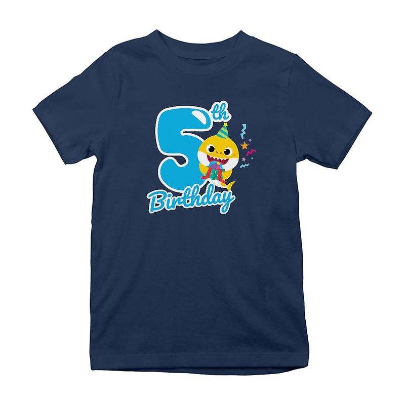 Baby Shark 5th Birthday Kid’s T-Shirt