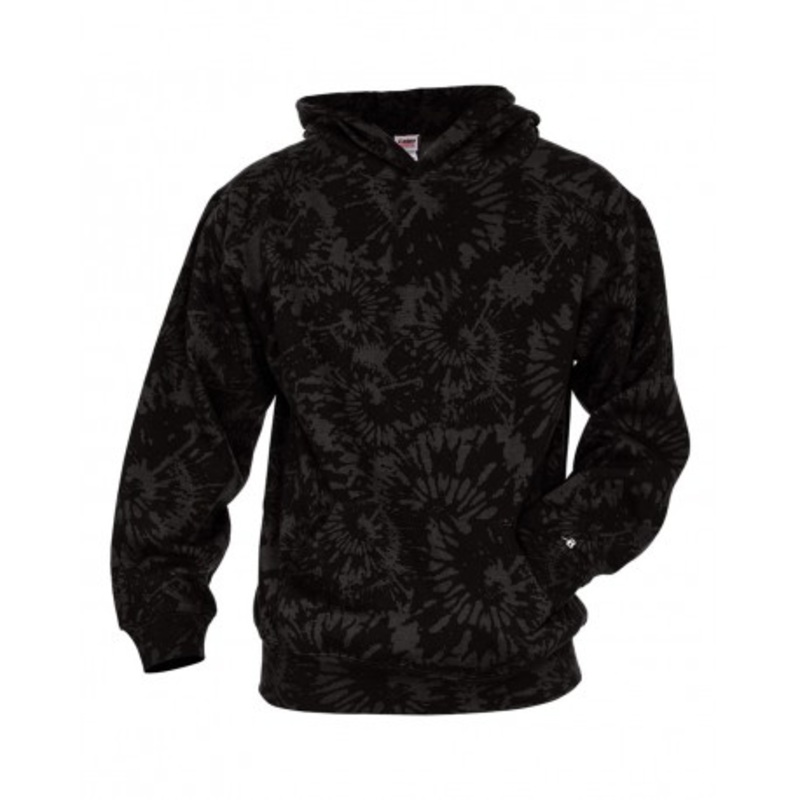 Badger 2275 Youth Tie-Dyed Triblend Hooded Sweatshirt | Badger 2275