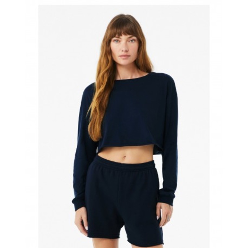 Bella + Canvas 6501B Fwd Fashion Ladies’ Cropped Long-Sleeve T-Shirt | Bella + Canvas 6501B