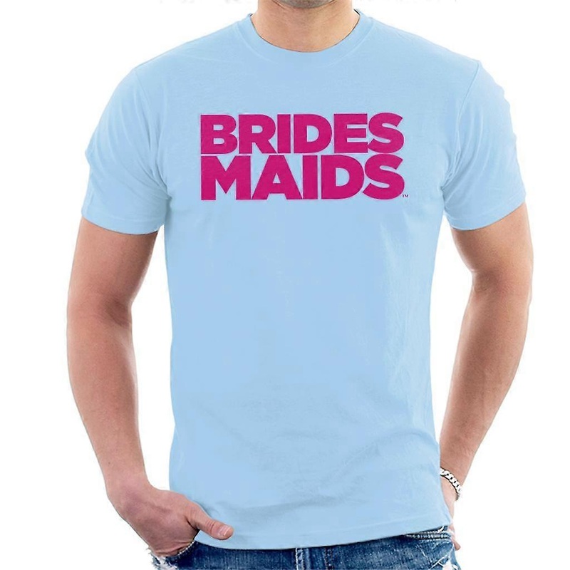 Bridesmaids Pink Theatrical Logo Men’s T-Shirt