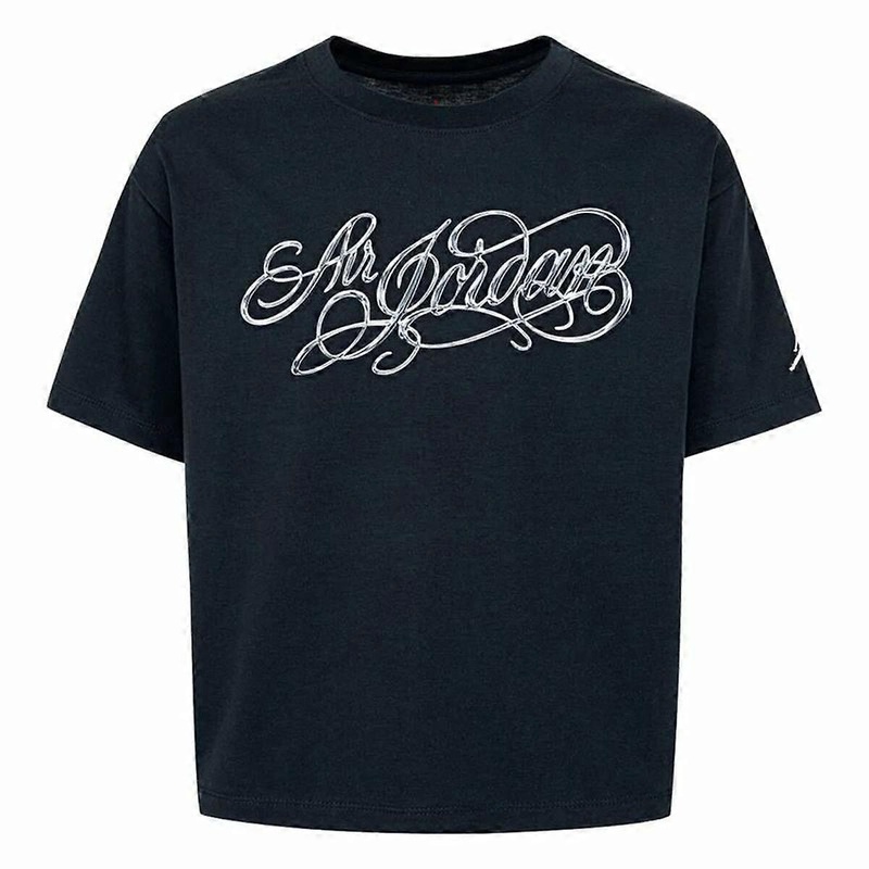 Child’s Short Sleeve T-Shirt Jordan Jordan Air Ss Gfx T Black Navy Blue