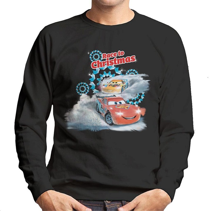 Disney Christmas Cars Race To Christmas Men’s Sweatshirt