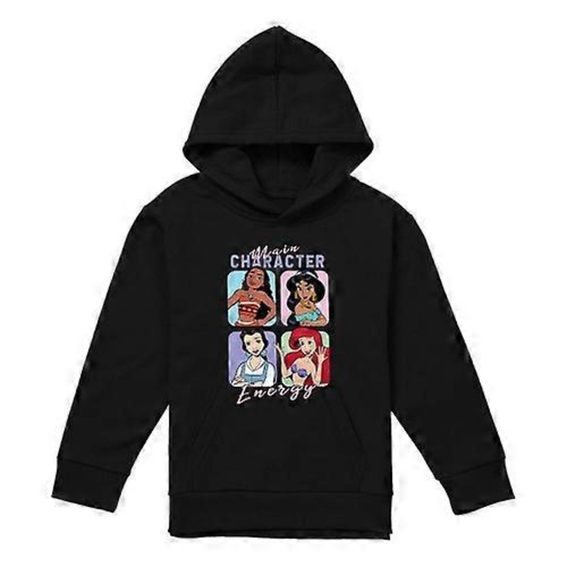 Disney Princess Childrens/Kids Main Character Energy Heather Hoodie