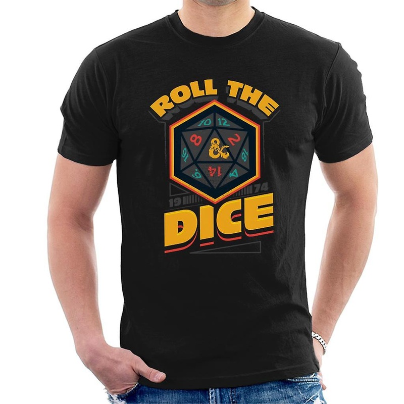 Dungeons & Dragons 1974 Roll The Dice Men’s T-Shirt