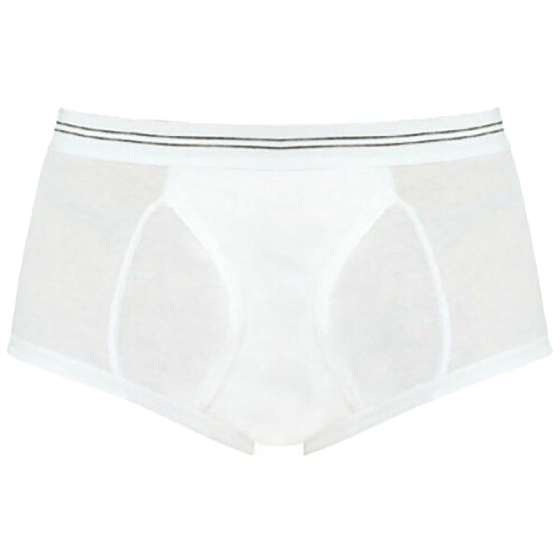 Holeproof Bell’s Double Seat Mens Cotton Brief Undies Underwear White M1788