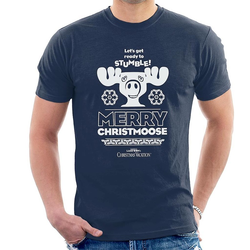 National Lampoon?s Christmas Vacation Merry Christmoose Men’s T-Shirt