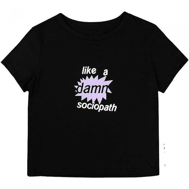 Olivia Rodrigo Womens/Ladies Like A Damn Sociopath Crop Top