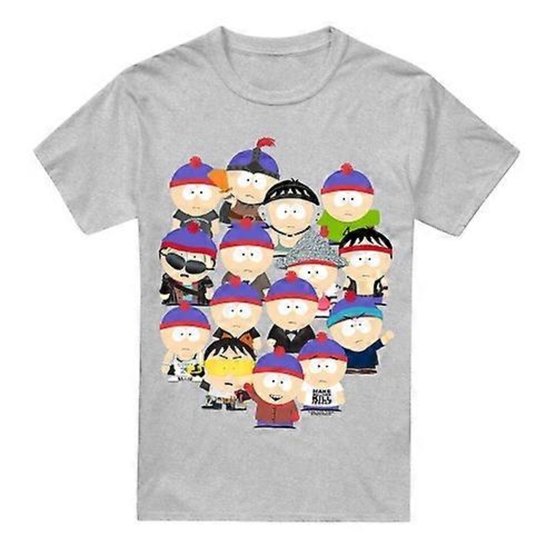 South Park Mens Many Faces Of Stan T-Shirt