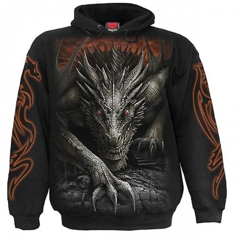 Spiral Direct Unisex Adult Majestic Draco Hoodie