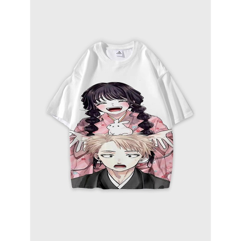 T-Shirt Short Sleeve Round Neck, Summer Casual Loose Graphic Tee, Unisex The Fragrant Flower Blooms with Dignity W3189