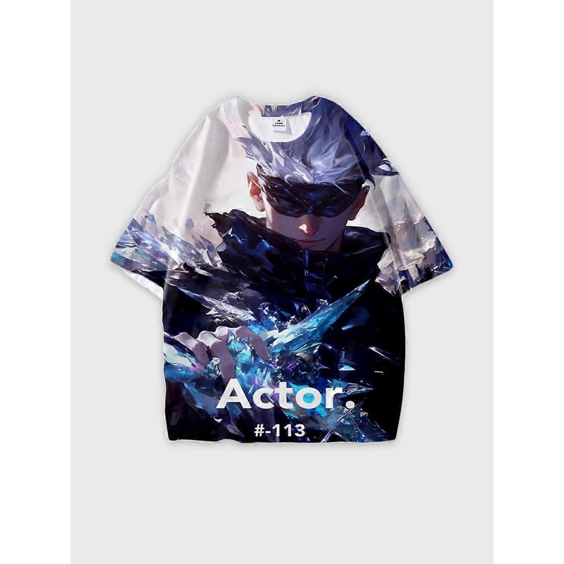 T-shirt short sleeve round neck summer casual loose P1679