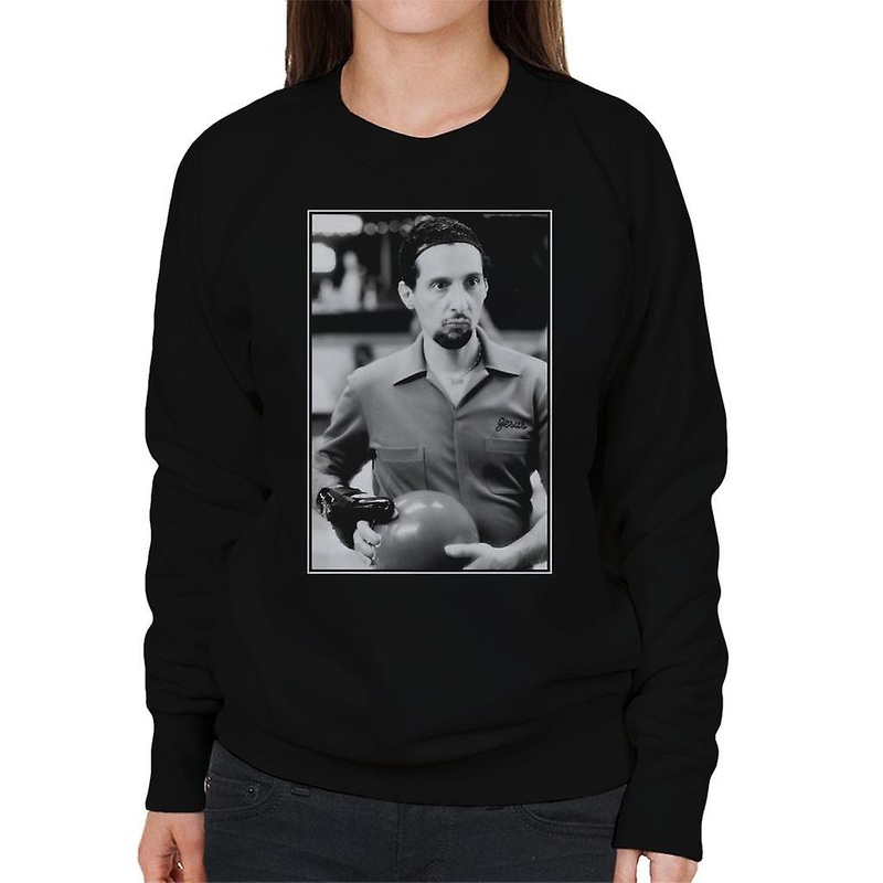The Big Lebowski Jesus Bowling Greyscale Women’s Sweatshirt
