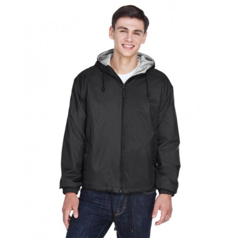 UltraClub 8915 Fleeced Lined Hooded Jacket | UltraClub 8915