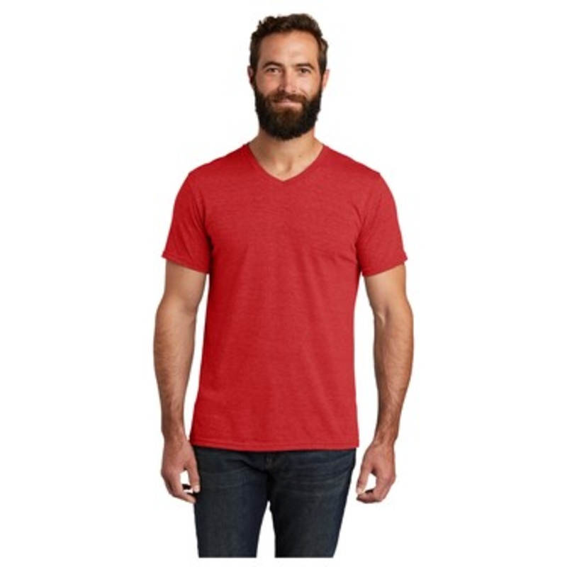 Allmade AL2014 Unisex Organic Cotton Tri-Blend V-Neck T-Shirt