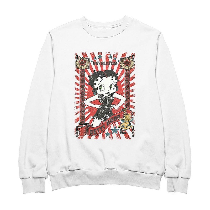 Betty Boop Revolution Poster Style Women’s Sweatshirt