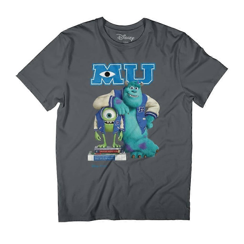 Disney Monsters University Sulley Leaning On Mike Men’s T-Shirt