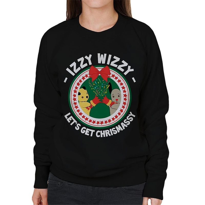 Sooty Christmas Izzy Wizzy Lets Get Chrismassy Women’s Sweatshirt