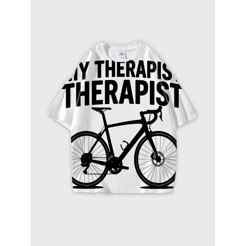 T-Shirt Short Sleeve Round Neck, Summer Casual Loose Graphic Tee, Unisex Pattern U1945