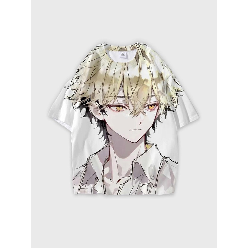 T-Shirt Short Sleeve Round Neck, Summer Casual Loose Graphic Tee, Unisex The Link Click W433