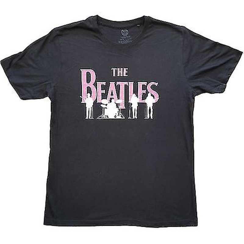 The Beatles Unisex Adult Silhouette Hi-Build T-Shirt