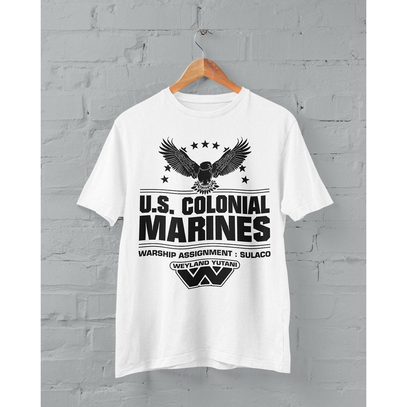 U.s. Colonial Marines T Shirt Sci Fi Aliens Alien Retro Sulaco Movie Ripley