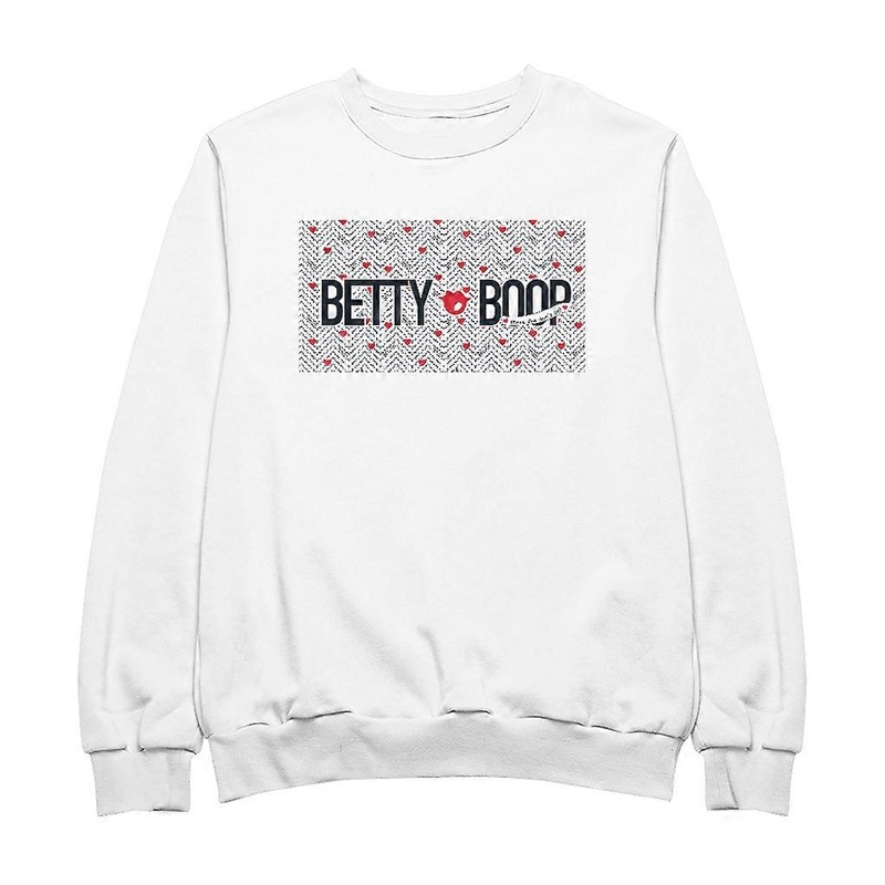 Betty Boop Heart Pattern These Lips Don’t Lie! Women’s Sweatshirt
