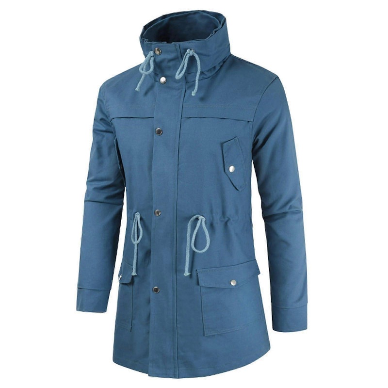 Coat Men’s Jacket with Hood Outdoor Warm Softshell A2Blue 3XL Ref: 6800