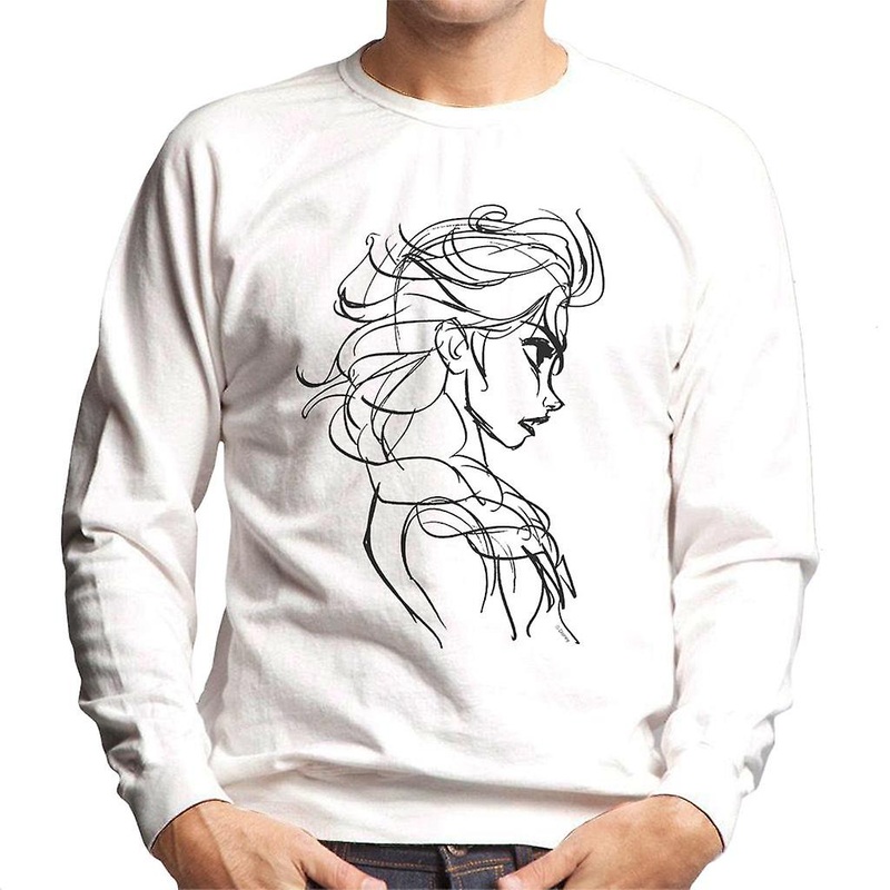 Disney Frozen Elsa Side Sketch Men’s Sweatshirt
