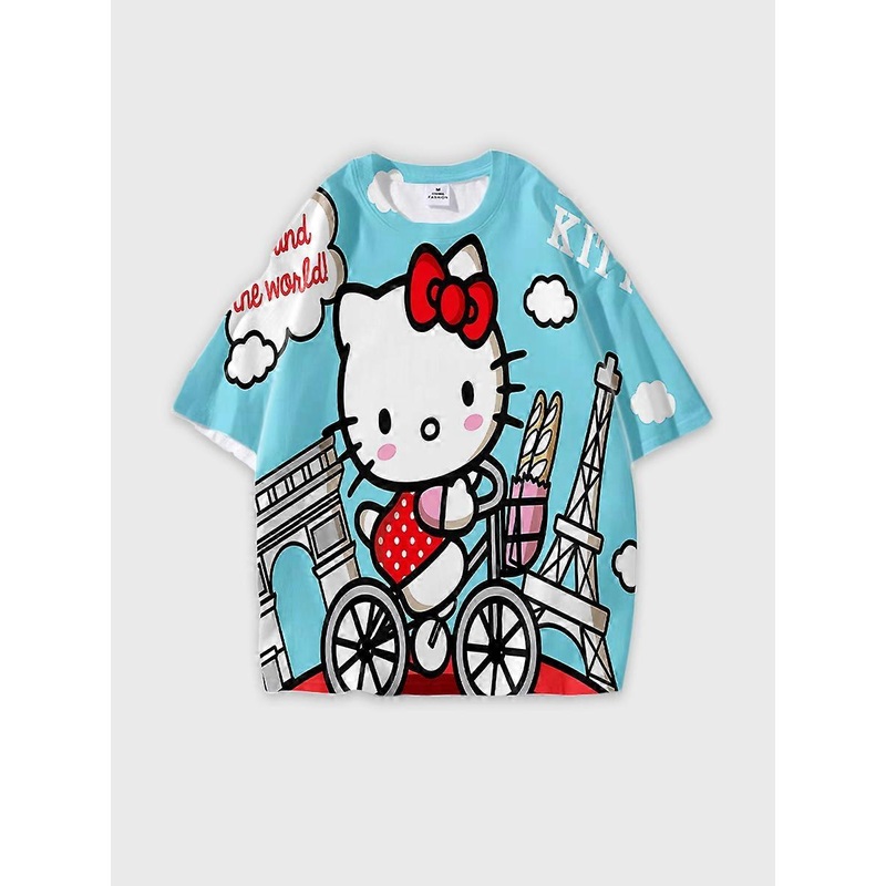T-shirt short sleeve round neck summer casual loose M59