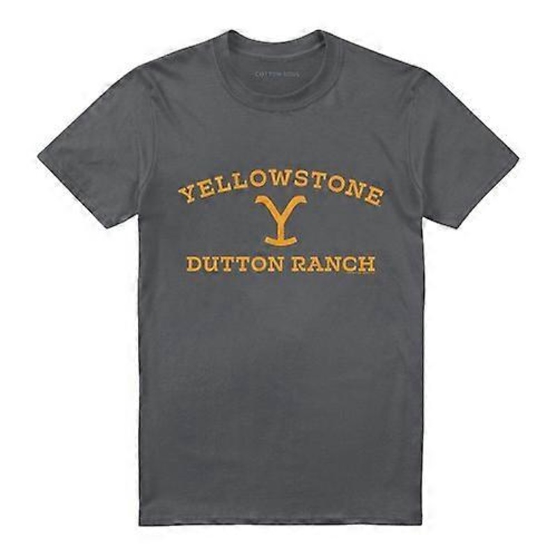 Yellowstone Unisex Adult Dutton Ranch Arched Logo T-Shirt