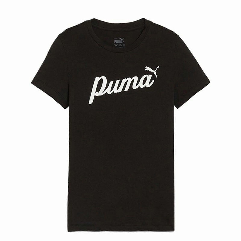 Child’s Short Sleeve T-Shirt Puma Essentials + Script