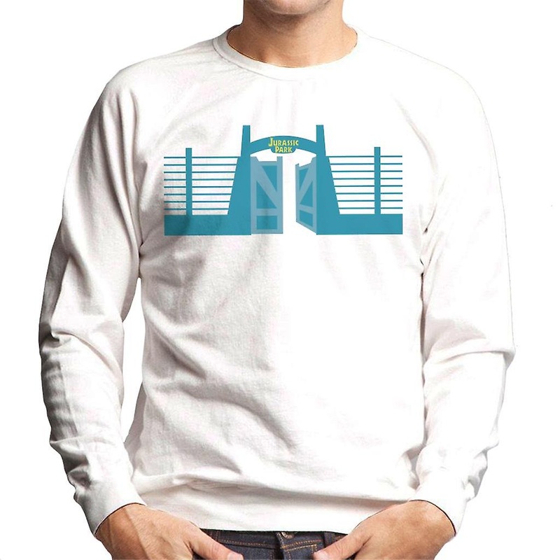 Jurassic Park Entrance Open Gate Men’s Sweatshirt