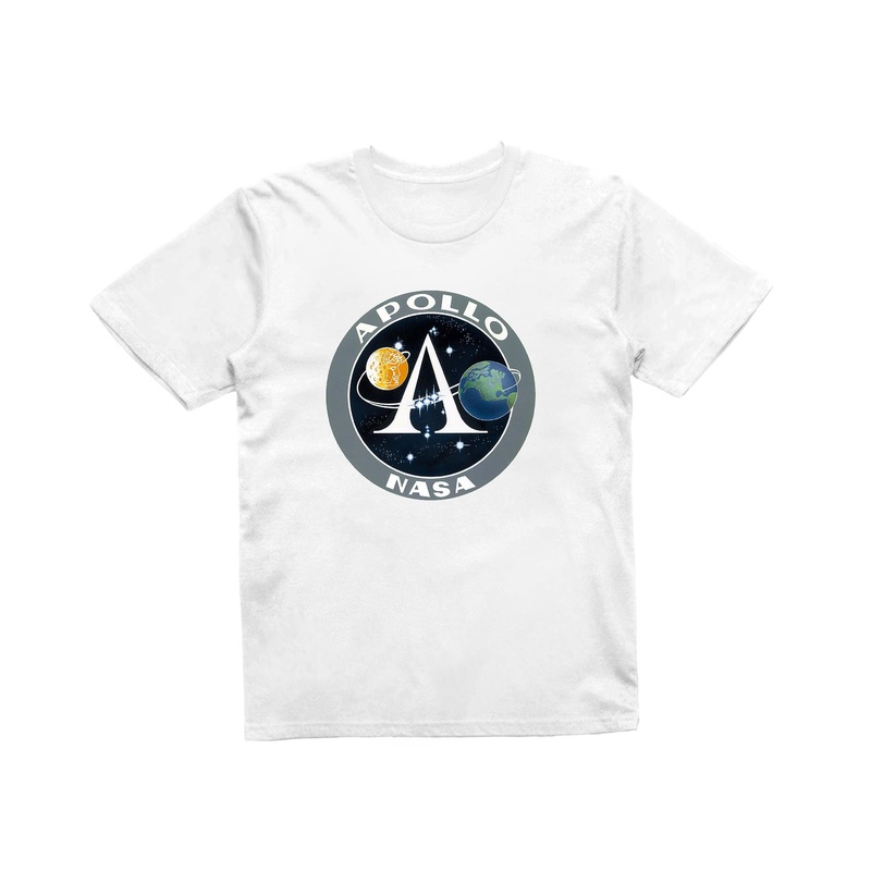 Reality Glitch Nasa Project Apollo Space Program Logo Kids T-shirt