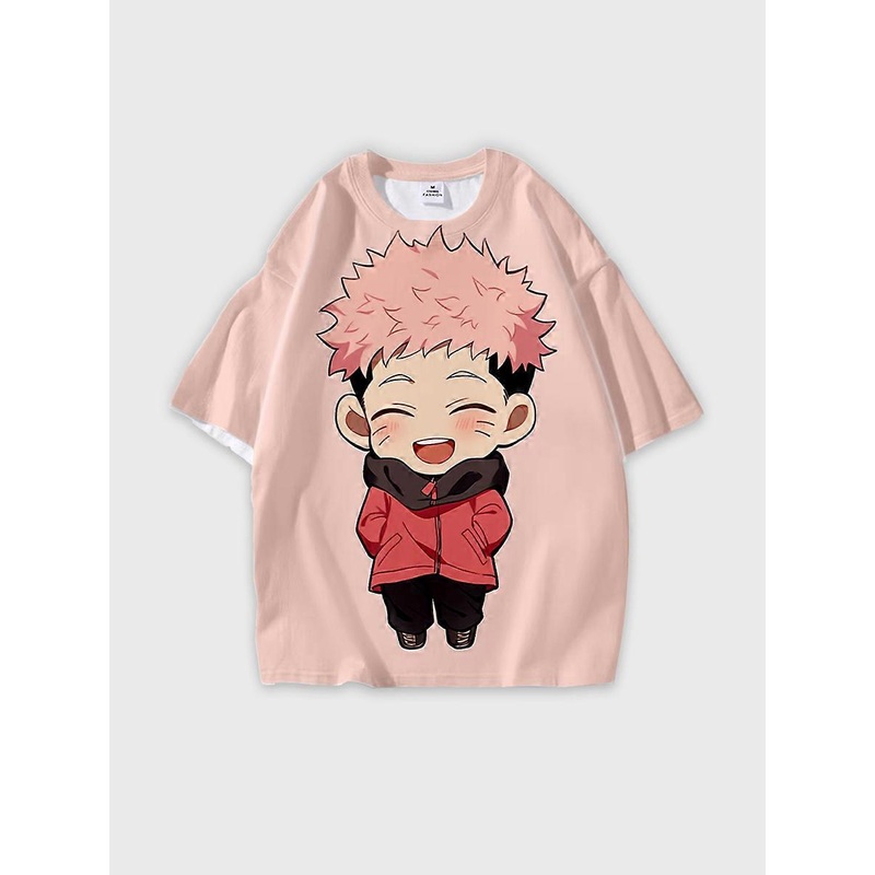 T-shirt short sleeve round neck summer casual loose P1469