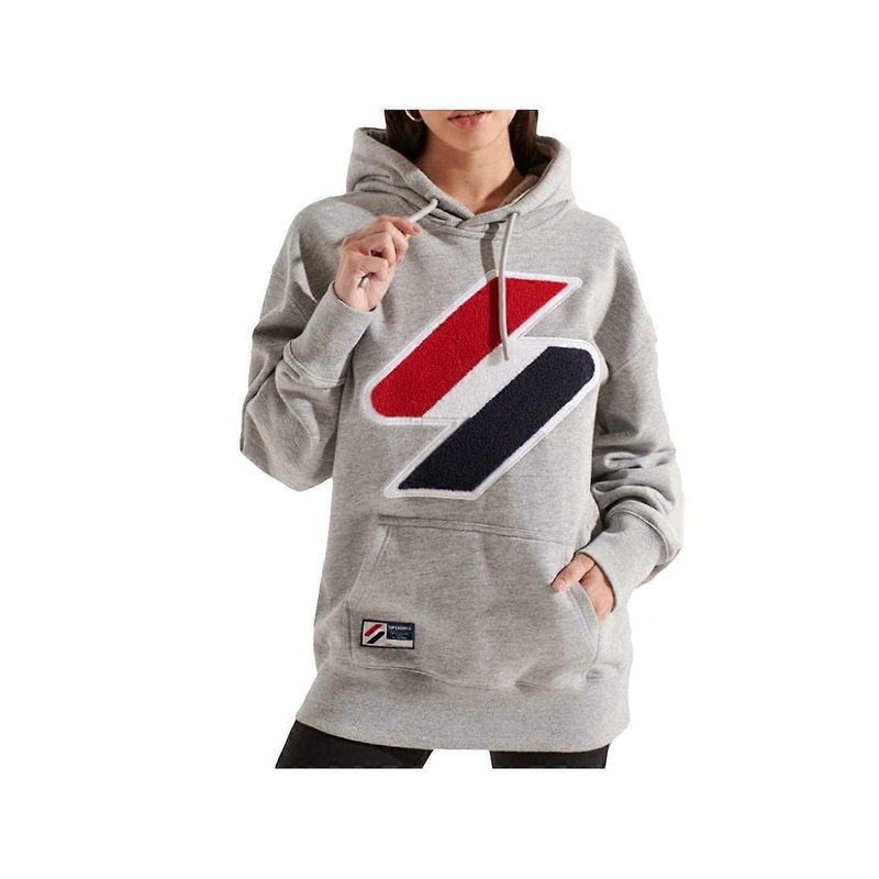Women’s Superdry Classic logo sweatshirt Grey