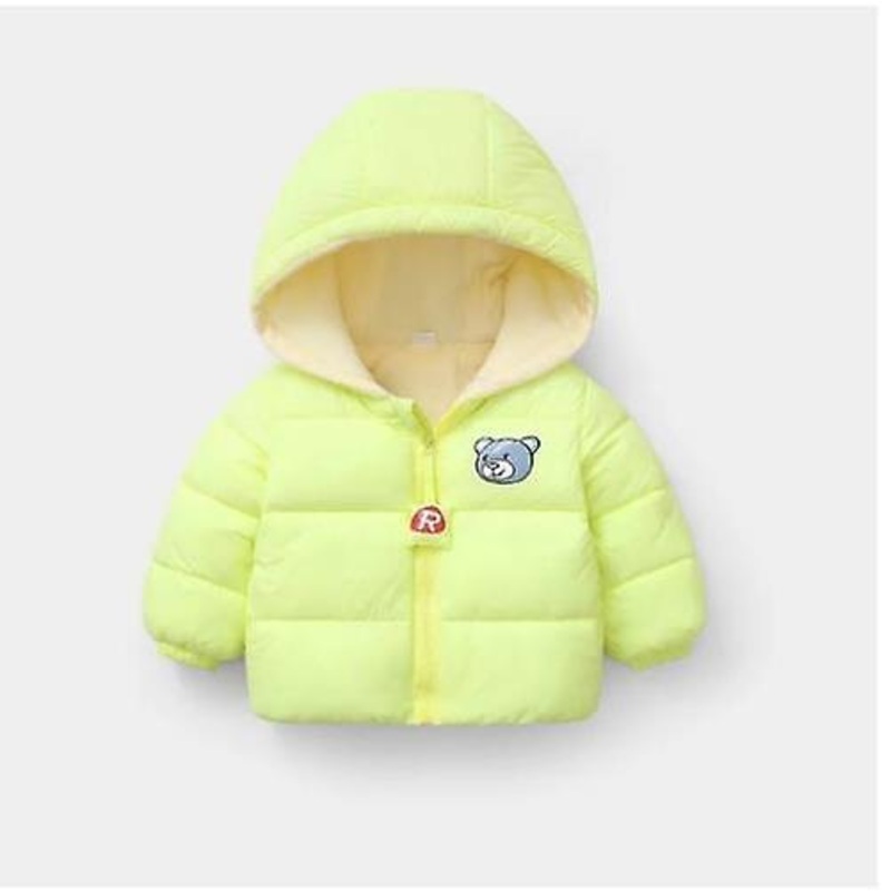 2023 New Arrival Children’s Clothing Children’s Down Jacket Winter Plus Fleece Thickened Cartoon Printing Hooded Jacket Boys And Girls Cotton Clothes