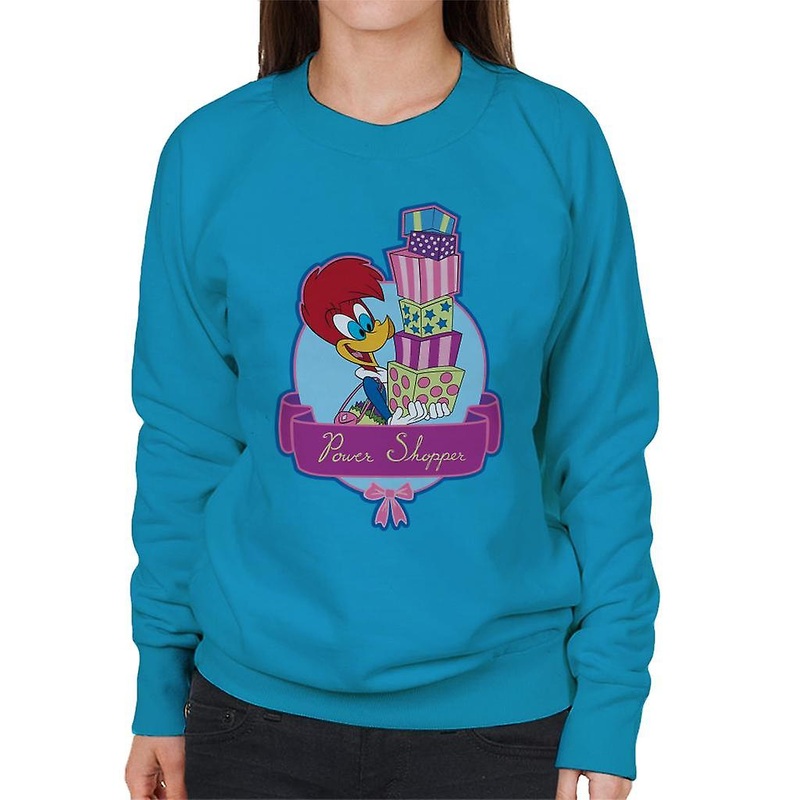 Woody Woodpecker Winnie Woodpecker Power Shopper Women’s Sweatshirt