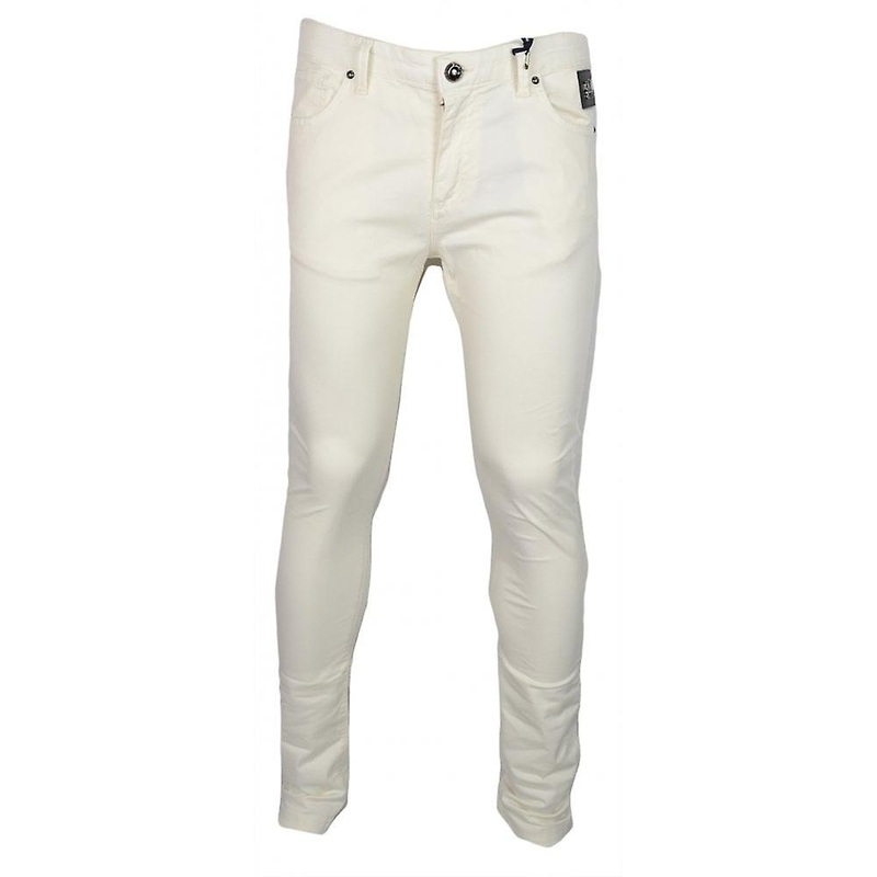 Men’s Just Cavalli Cotton Slim Fit Off White Chino