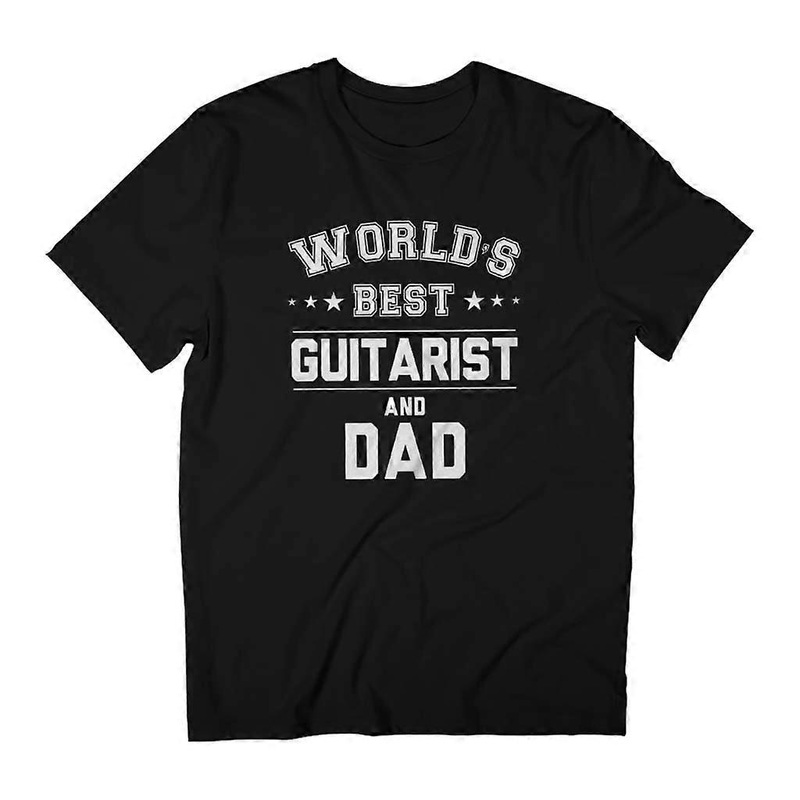 Worlds Best Guitarist And Dad Men’s Father’s Day T-Shirt