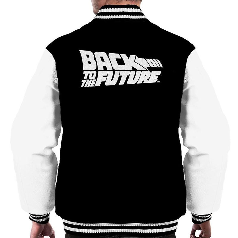 Back to the Future White Logo Men’s Varsity Jacket