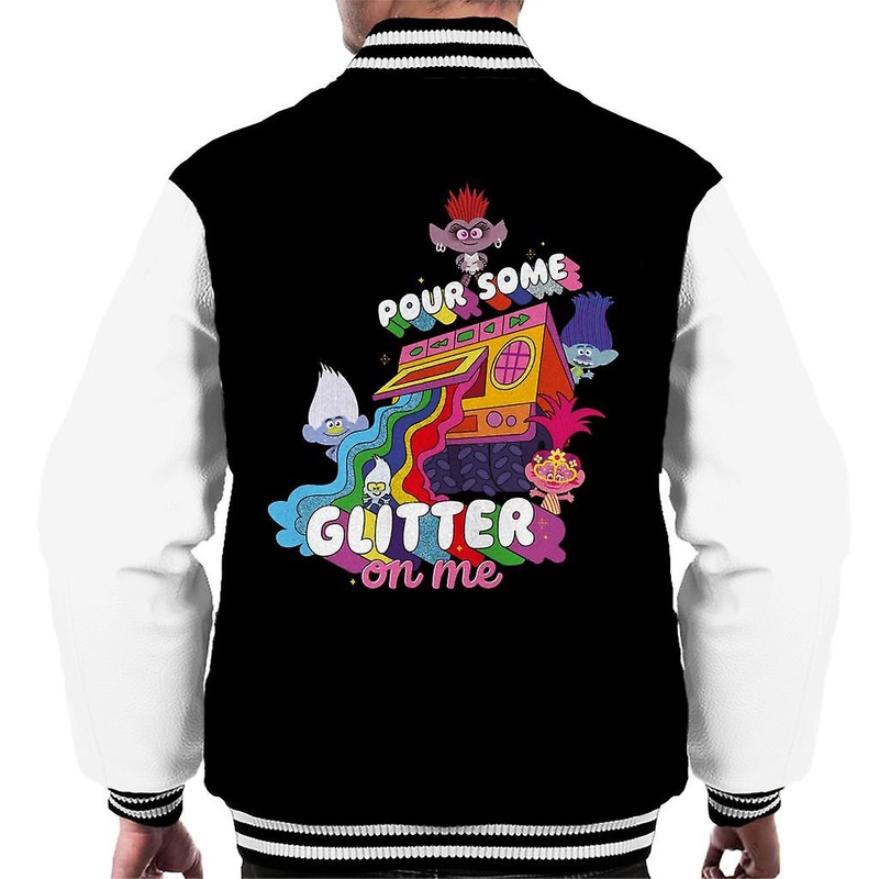 Trolls Pour Some Glitter On Me Men’s Varsity Jacket