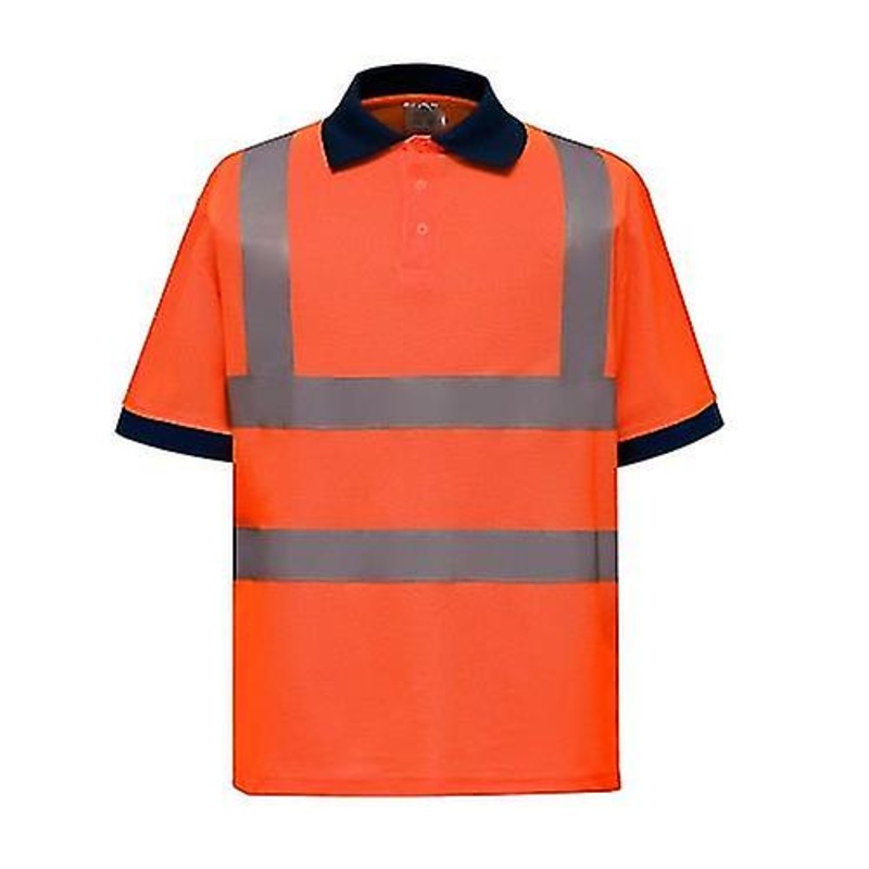 Yoko Unisex Adult Hi-Vis Safety Short-Sleeved Polo Shirt