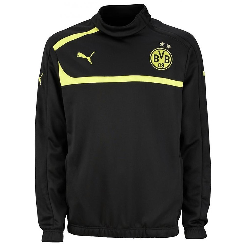 2012-13 Borussia Dortmund Half Zip Training Top (Black)