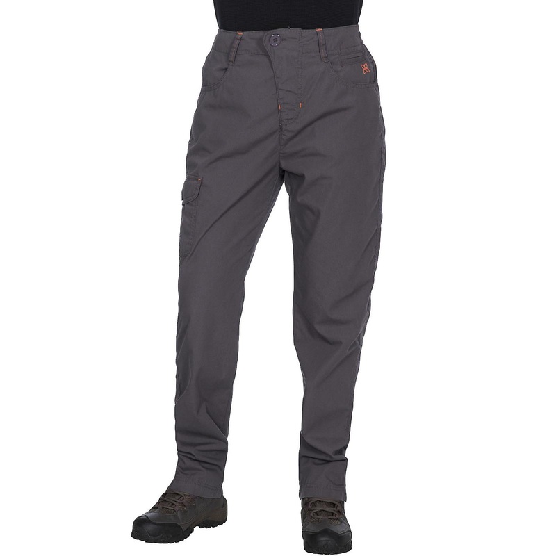 Trespass Womens Rambler Water Repellent Outdoor Walking Cargo Trousers – Carbon