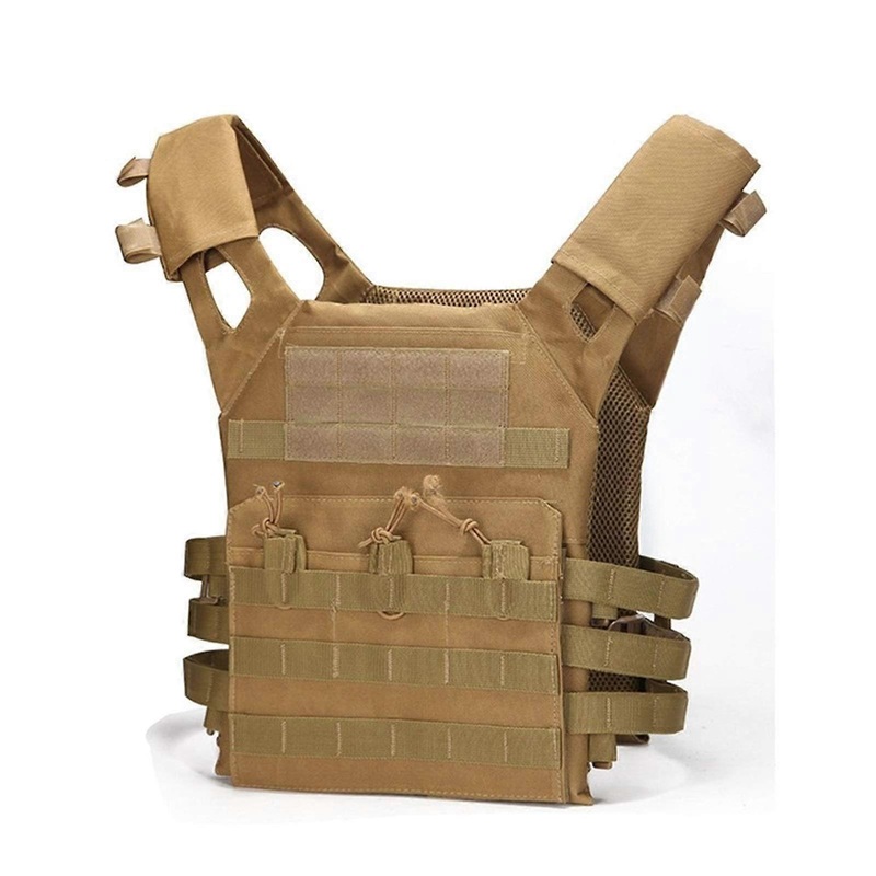 Military Tactical Plate Carrier Vest with Ammunition Box for Airsoft, Paintball, and Hunting – Body Protection Waistcoat