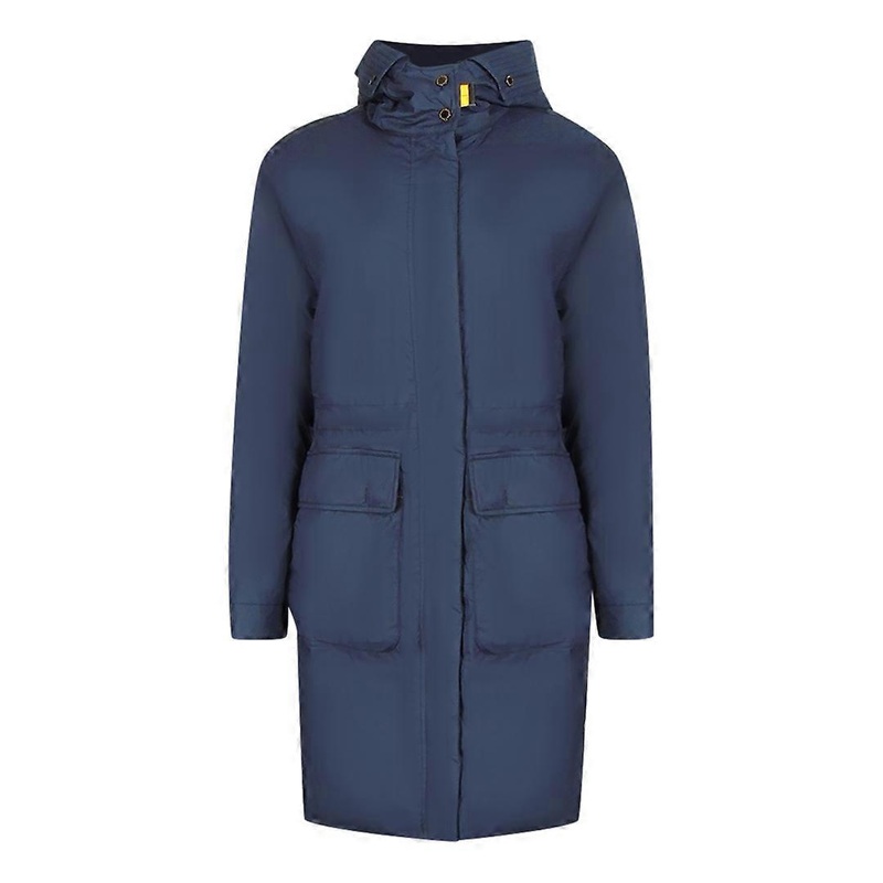 Parajumpers Eulalia Navy Blue Padded Long Down Jacket