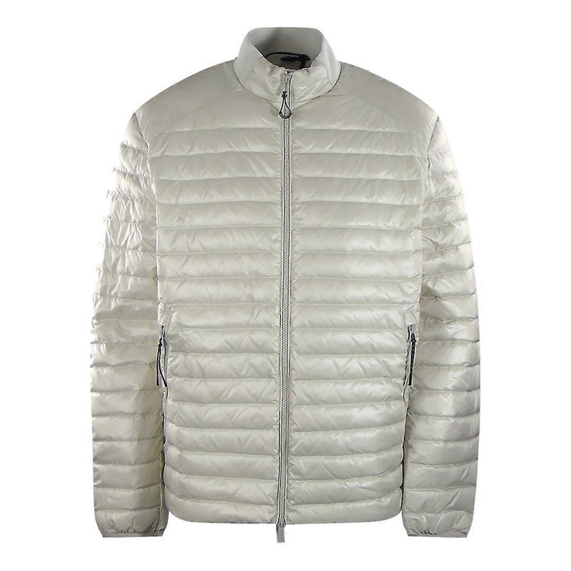 Belstaff Airframe Moonbeam White Shiny Down Filled Jacket